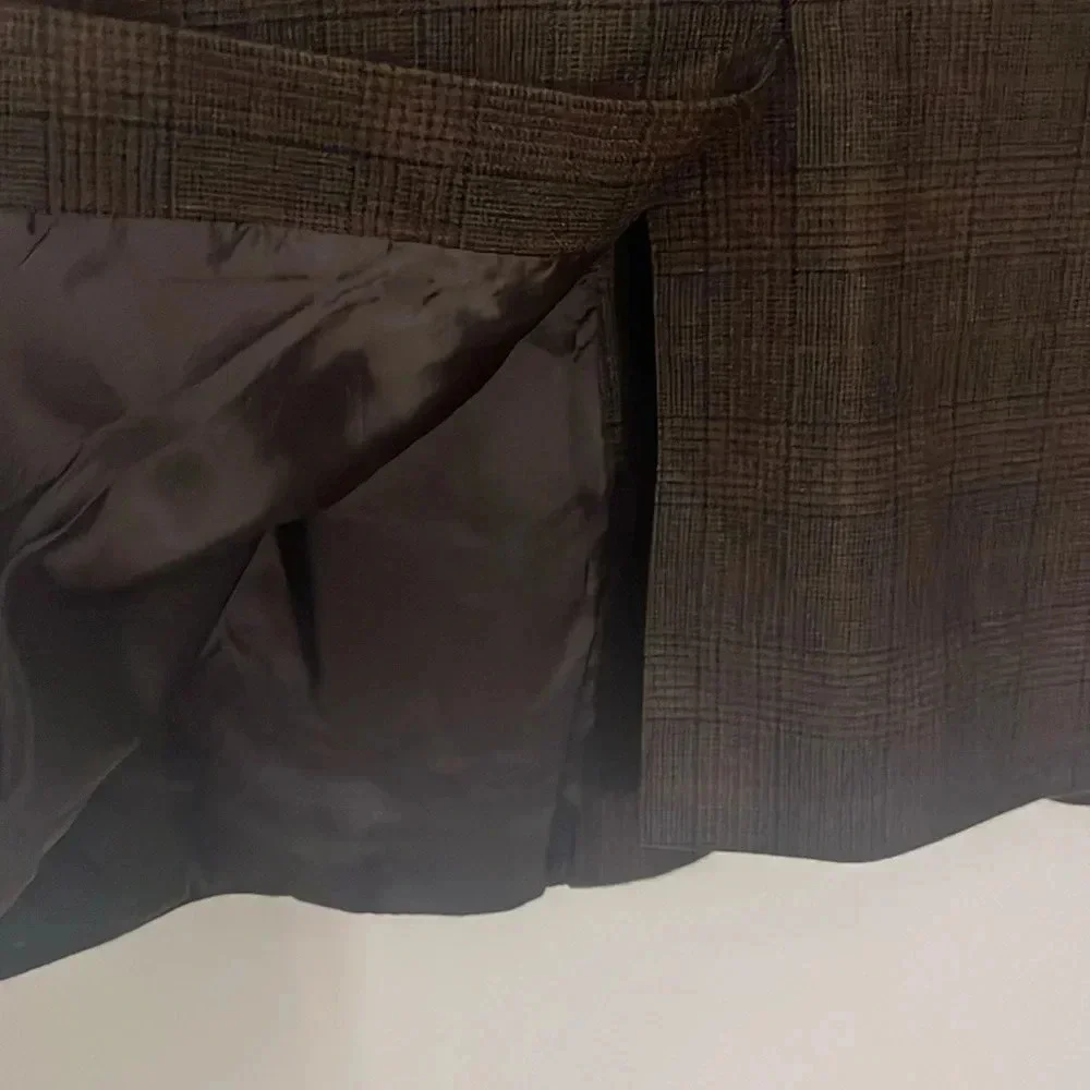 Brooks Brothers | Wool & Cashmere suit jacket sport coat Plaid Men’s size 45R